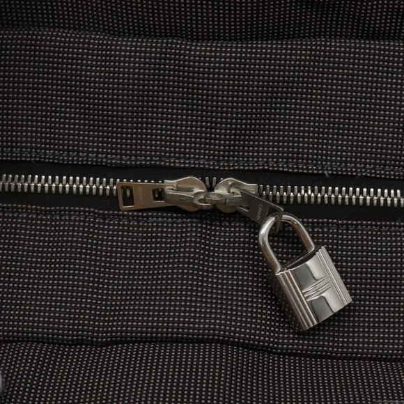 HERMES Sac A Dos MM Backpack Canvas Gray - Picture 13 of 16